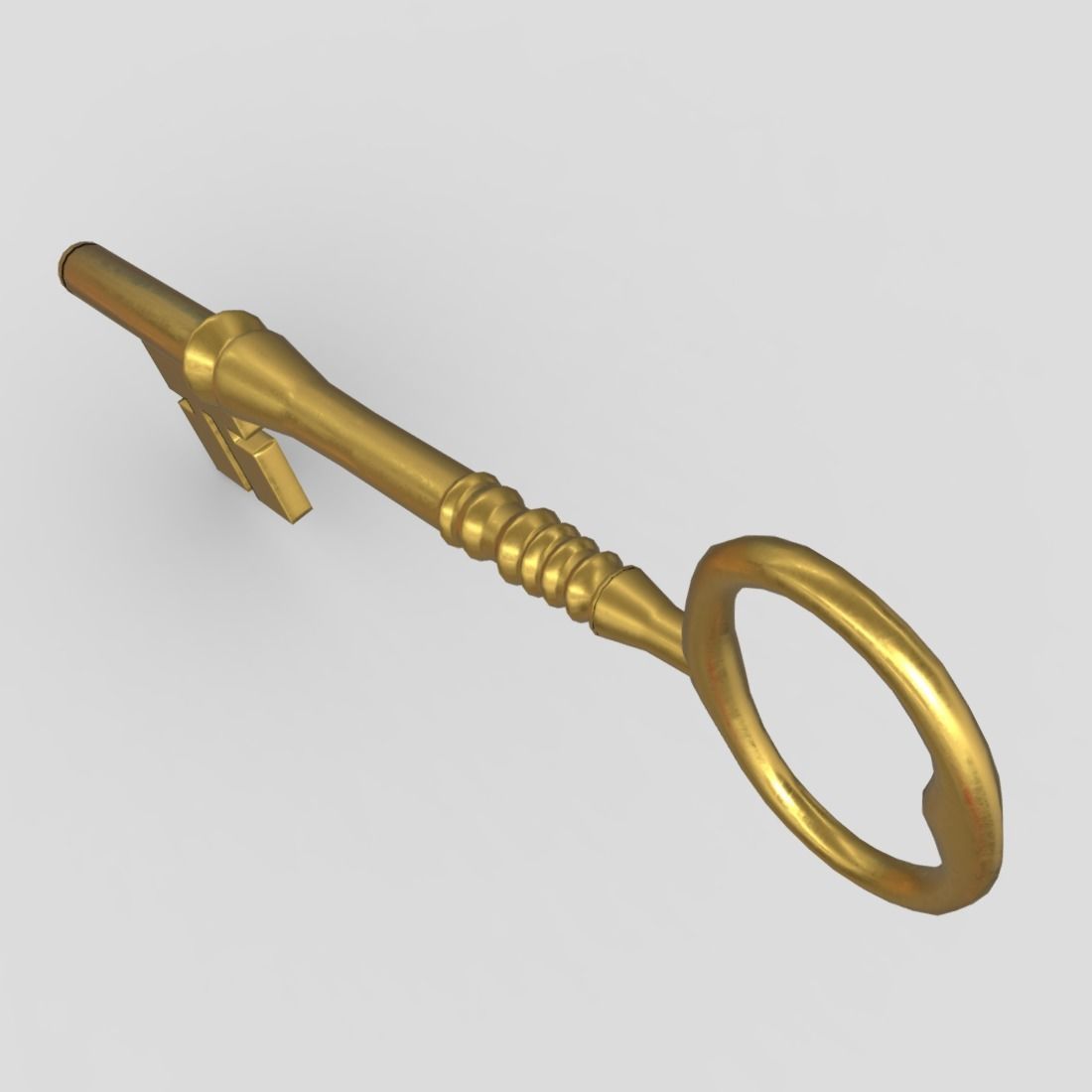 Key 3 Low-poly 3D model_6