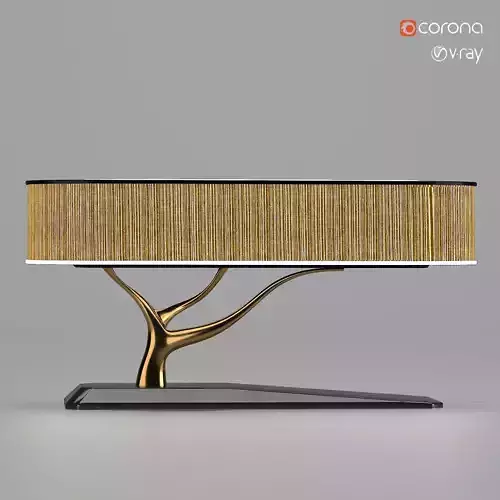 Table lamp Free low-poly 3D model