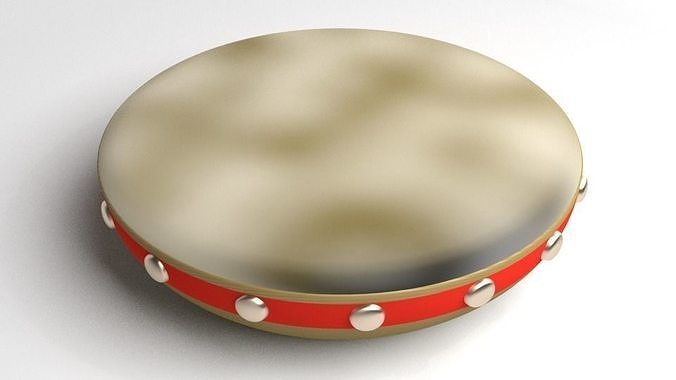 Kompang Drum 3D model