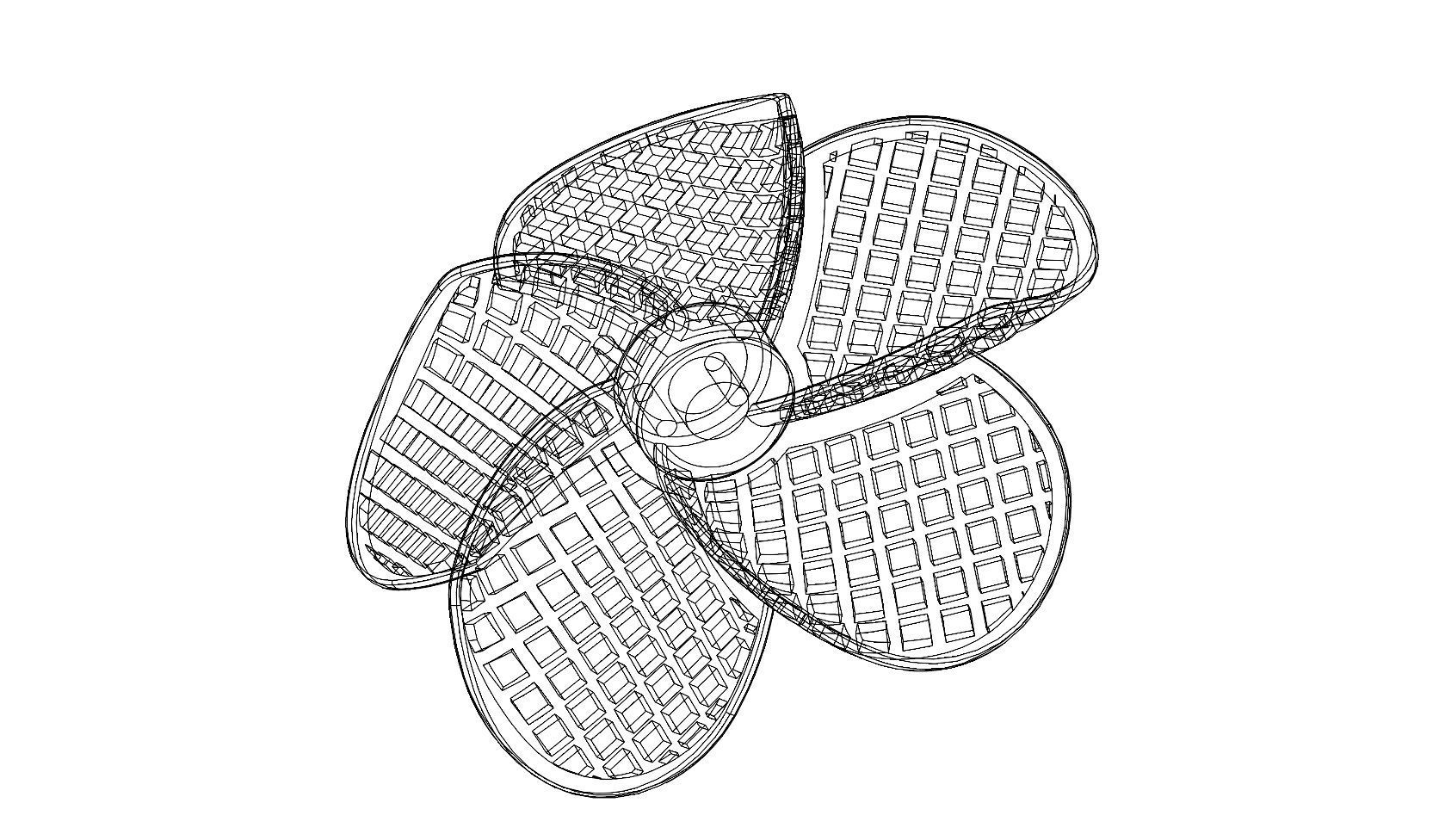 Collection of Hibiscus flower  pendants with moucharabieh motifs 3D print model_43