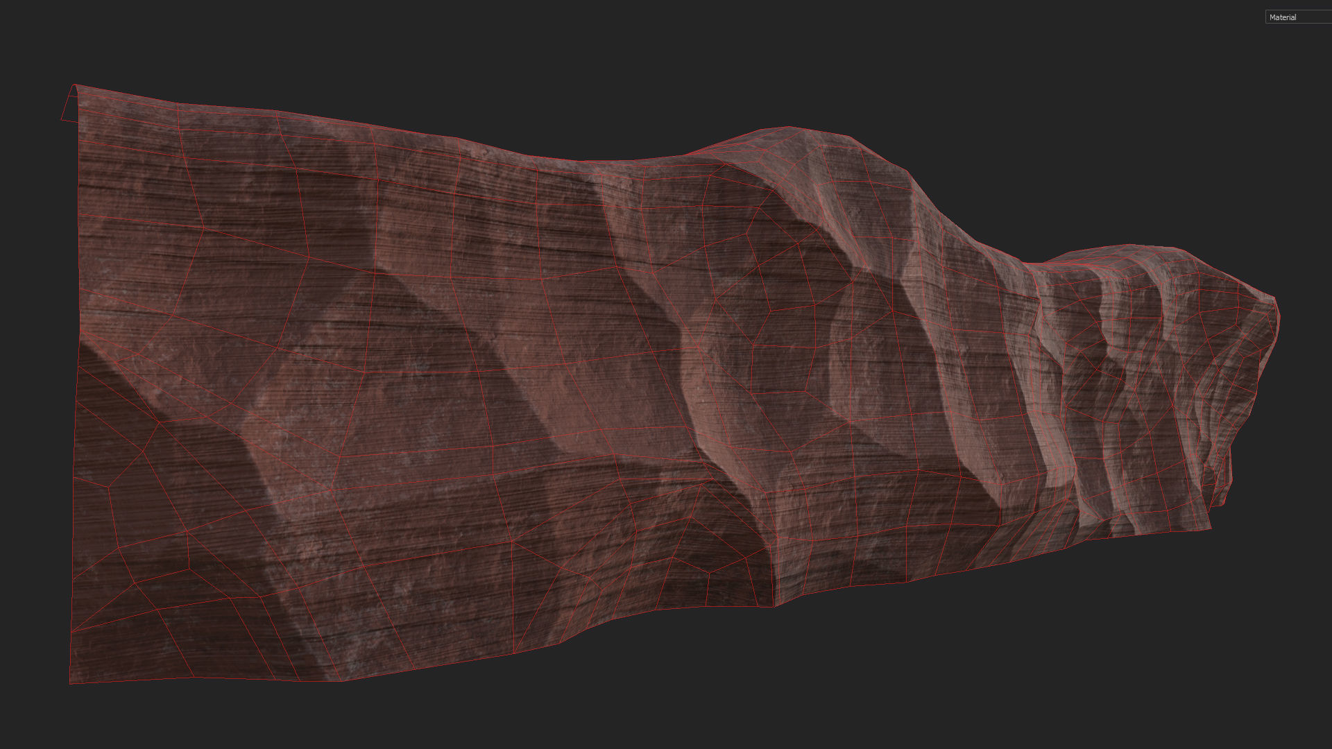 Antelope Canyon Low Poly Low-poly 3D model_11