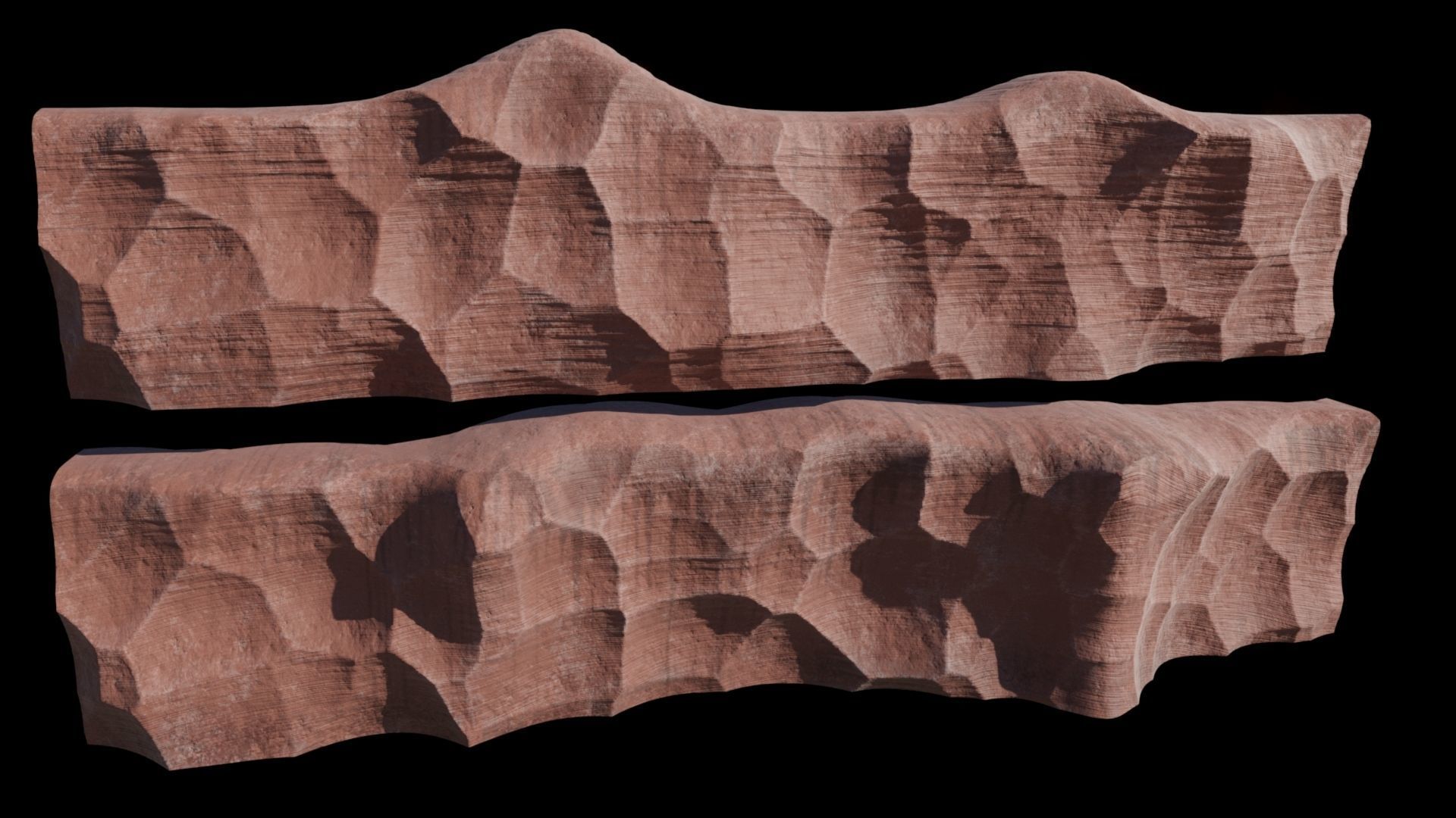 Antelope Canyon Low Poly Low-poly 3D model_8