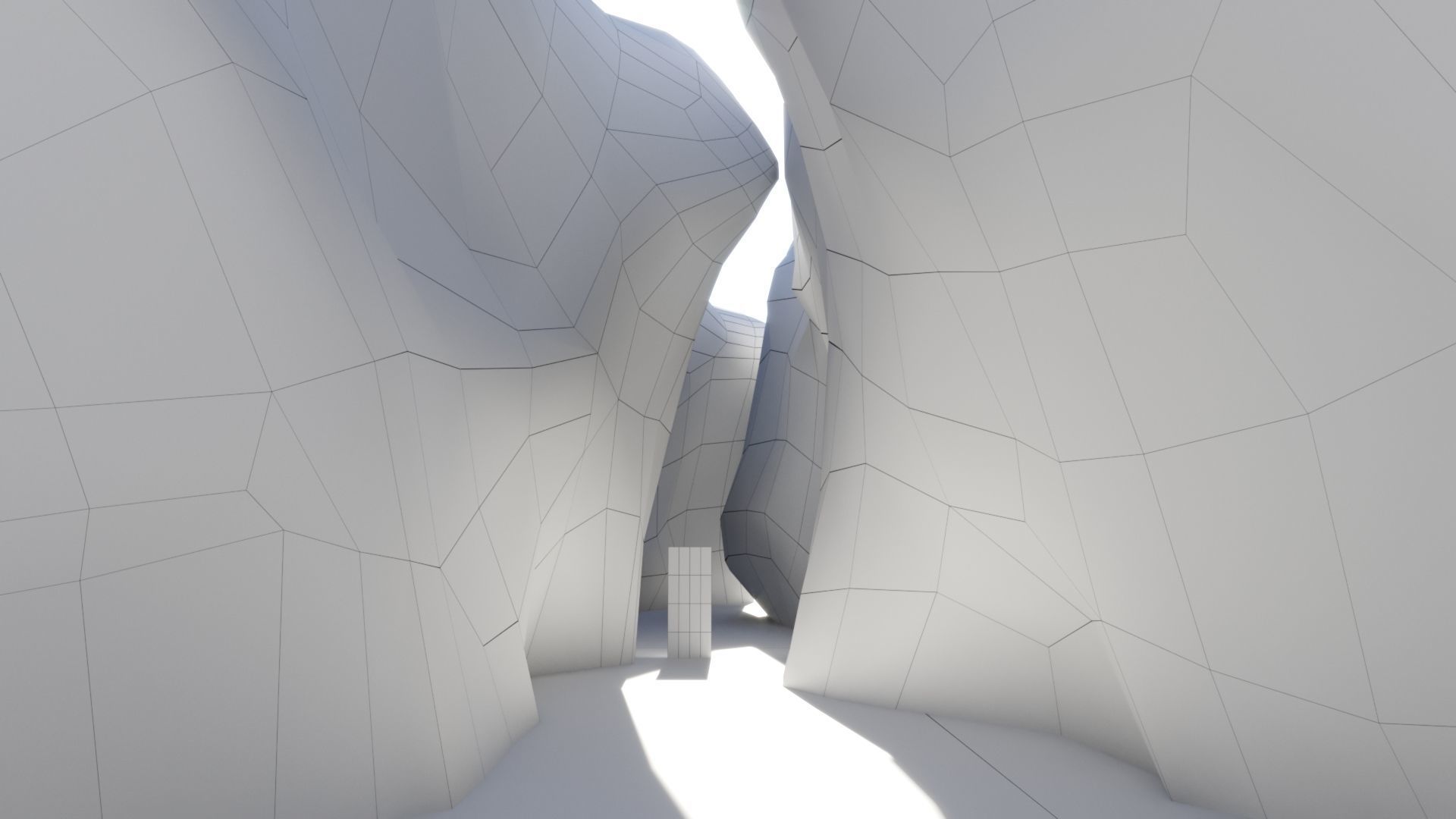 Antelope Canyon Low Poly Low-poly 3D model_1