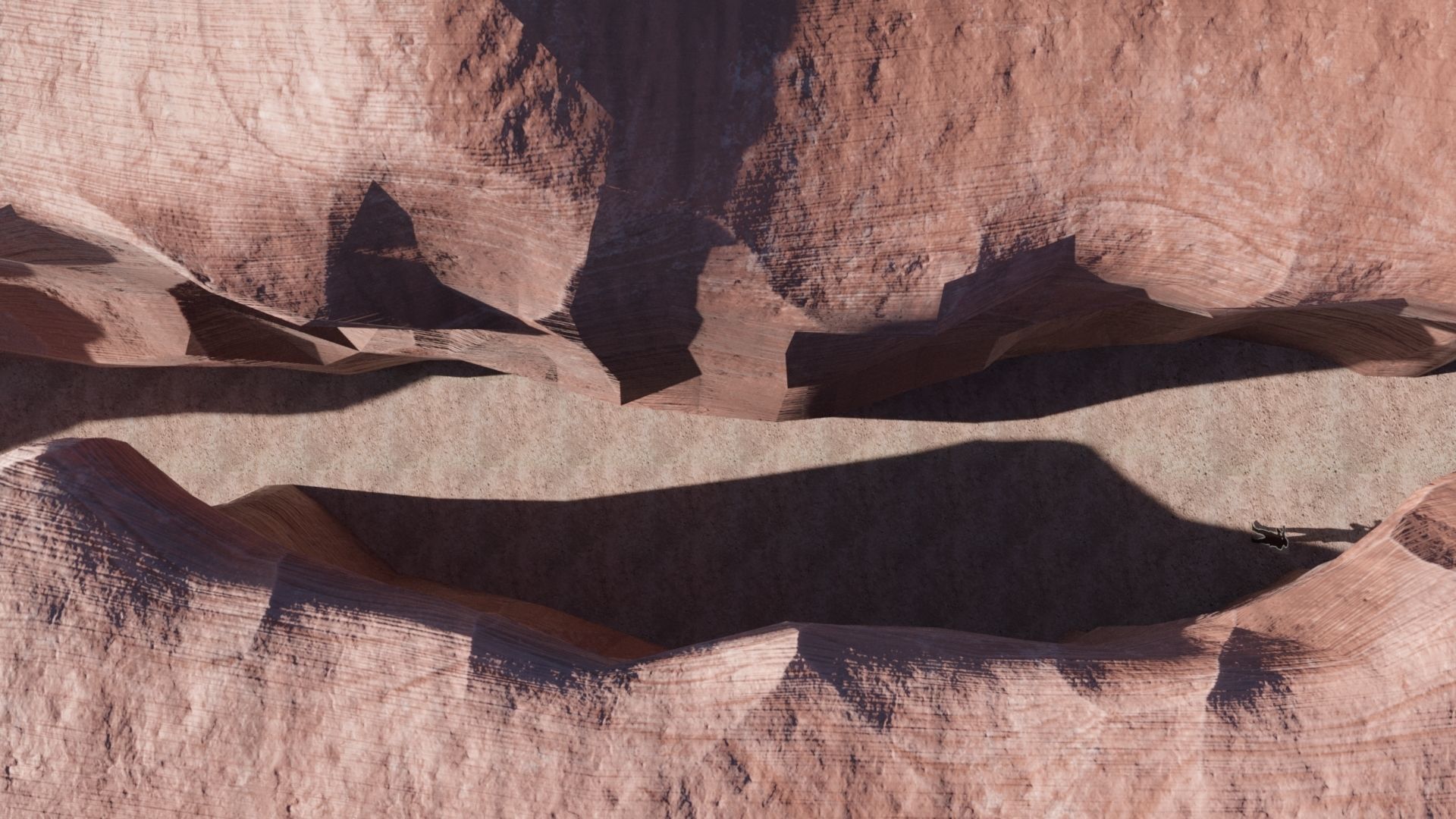 Antelope Canyon Low Poly Low-poly 3D model_2