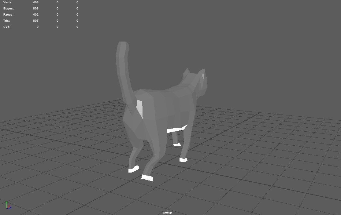 Animal Pack Animated Low-poly 3D model_3