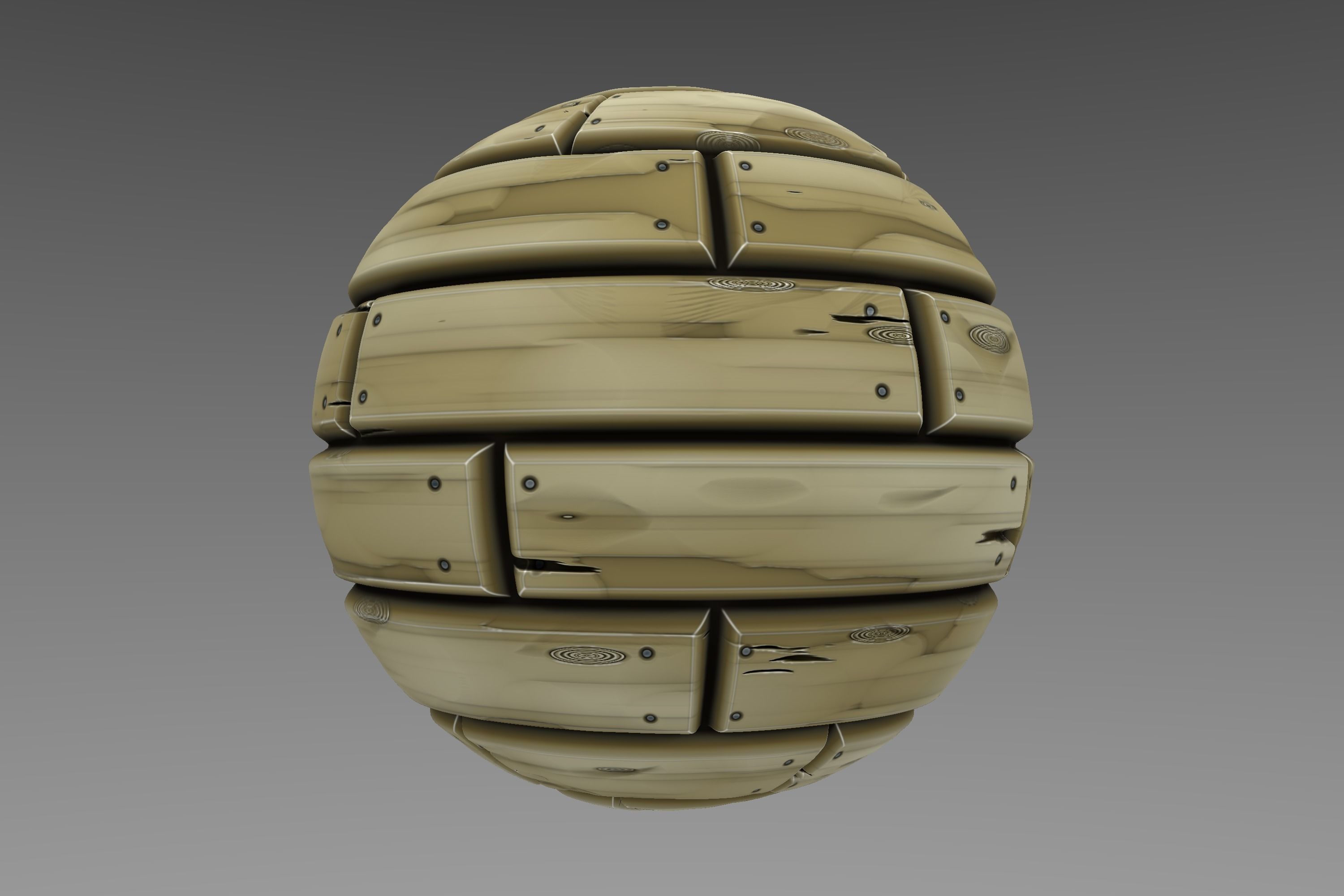 Wood - Stylised PBR Texture - Material  3D model_3