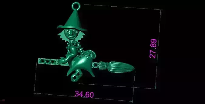 WITCH NECKLACES 3D print model