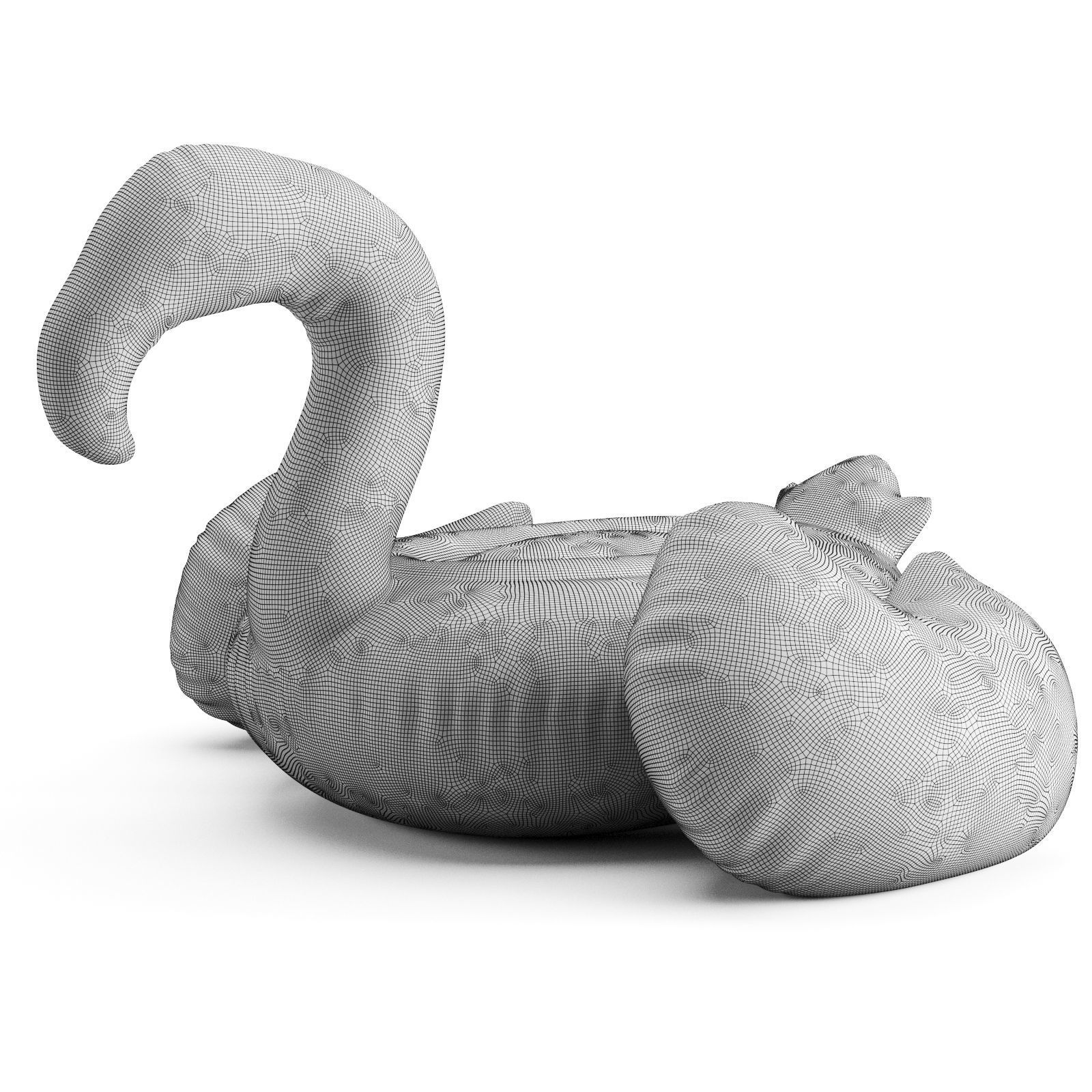 Inflatable Floats Birds 3D model_4