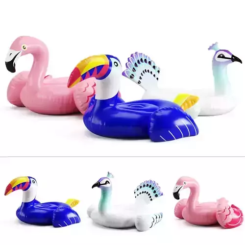 Inflatable Floats Birds 3D model