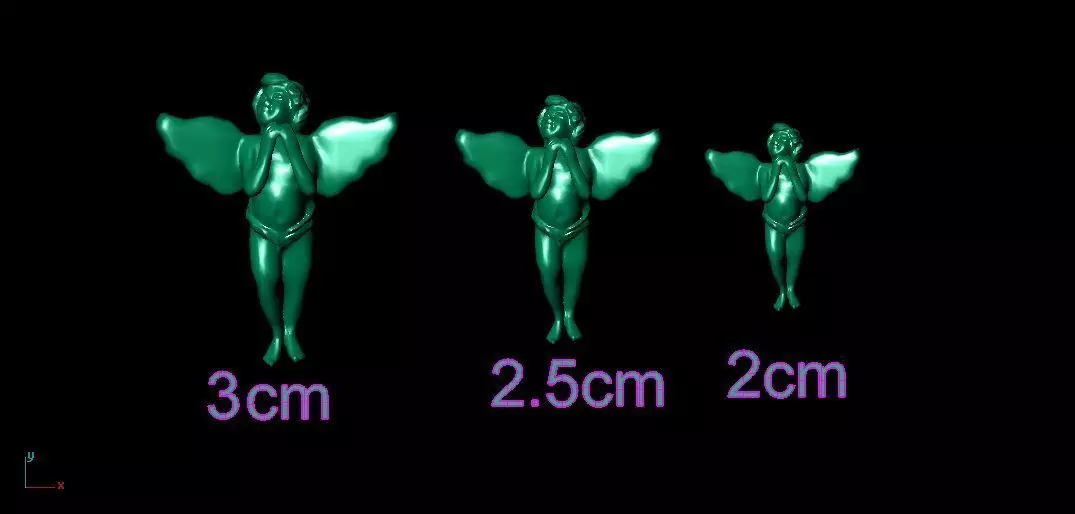 3 PIECE ANGELS 3D print model