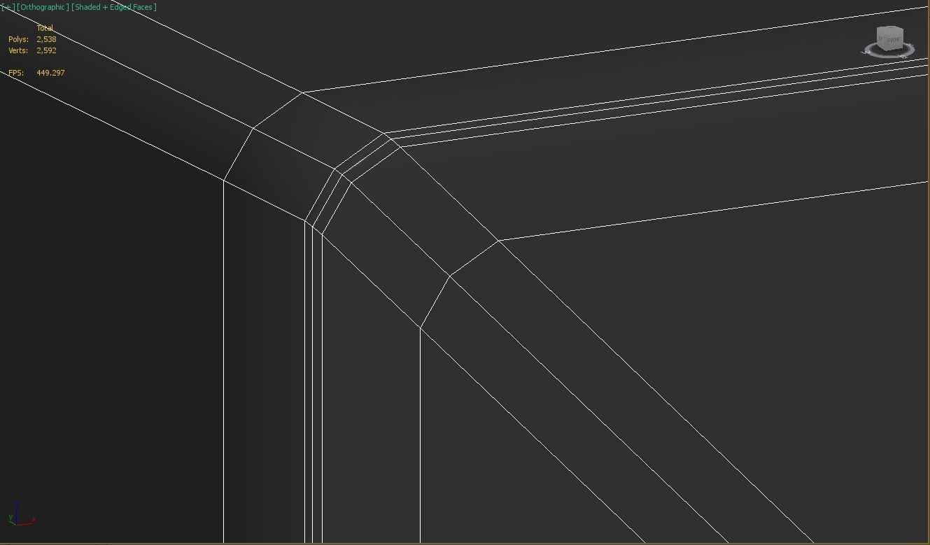 Frames Photo Modern Set 1 - Black and White - Scandinavian style Low-poly 3D model_6