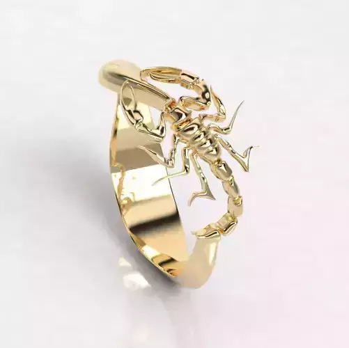 Anillo De Alacran Scorpion ring