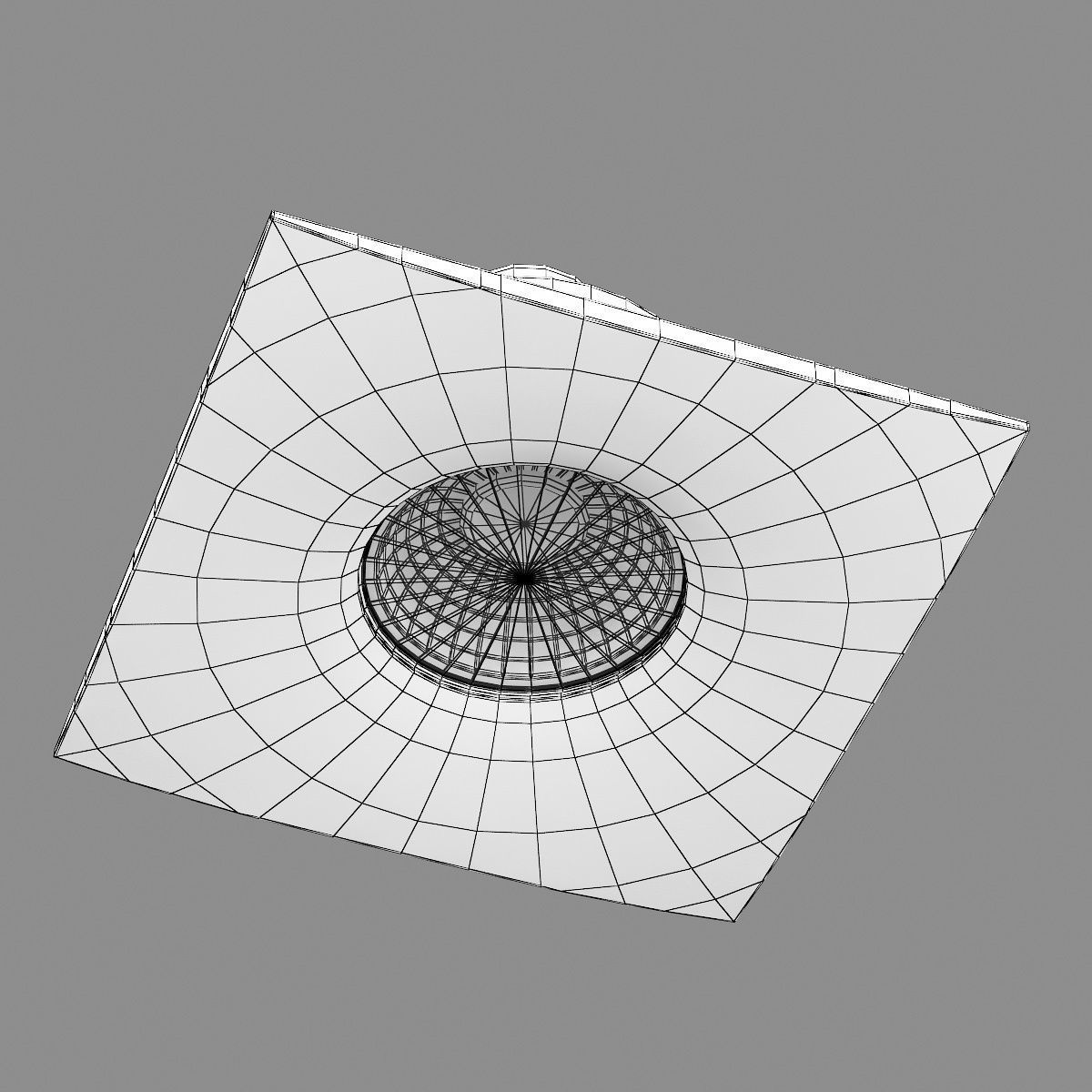 01003x Levigo Lightstar 1pl Spotlight recessed 3D model_7