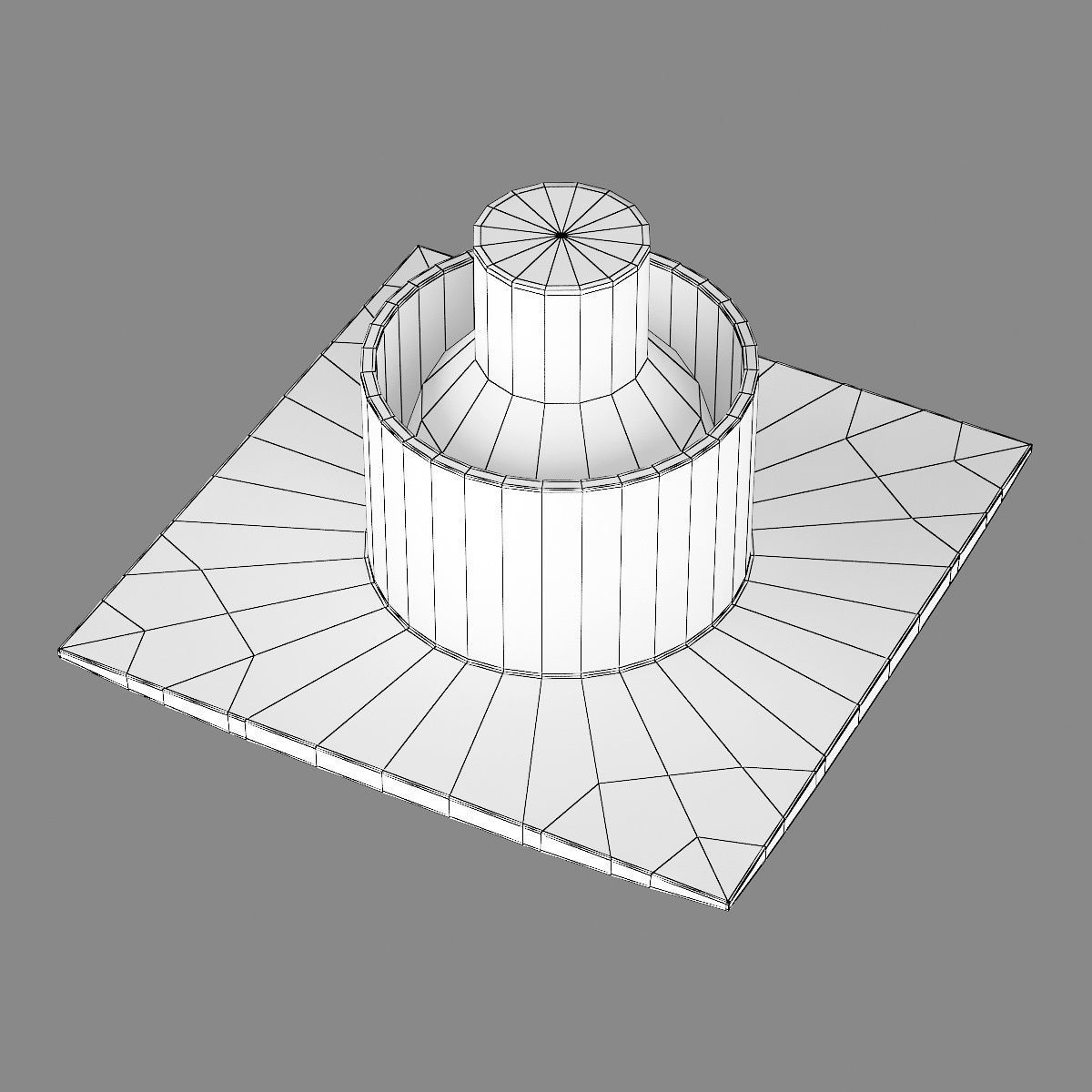 01003x Levigo Lightstar 1pl Spotlight recessed 3D model_8