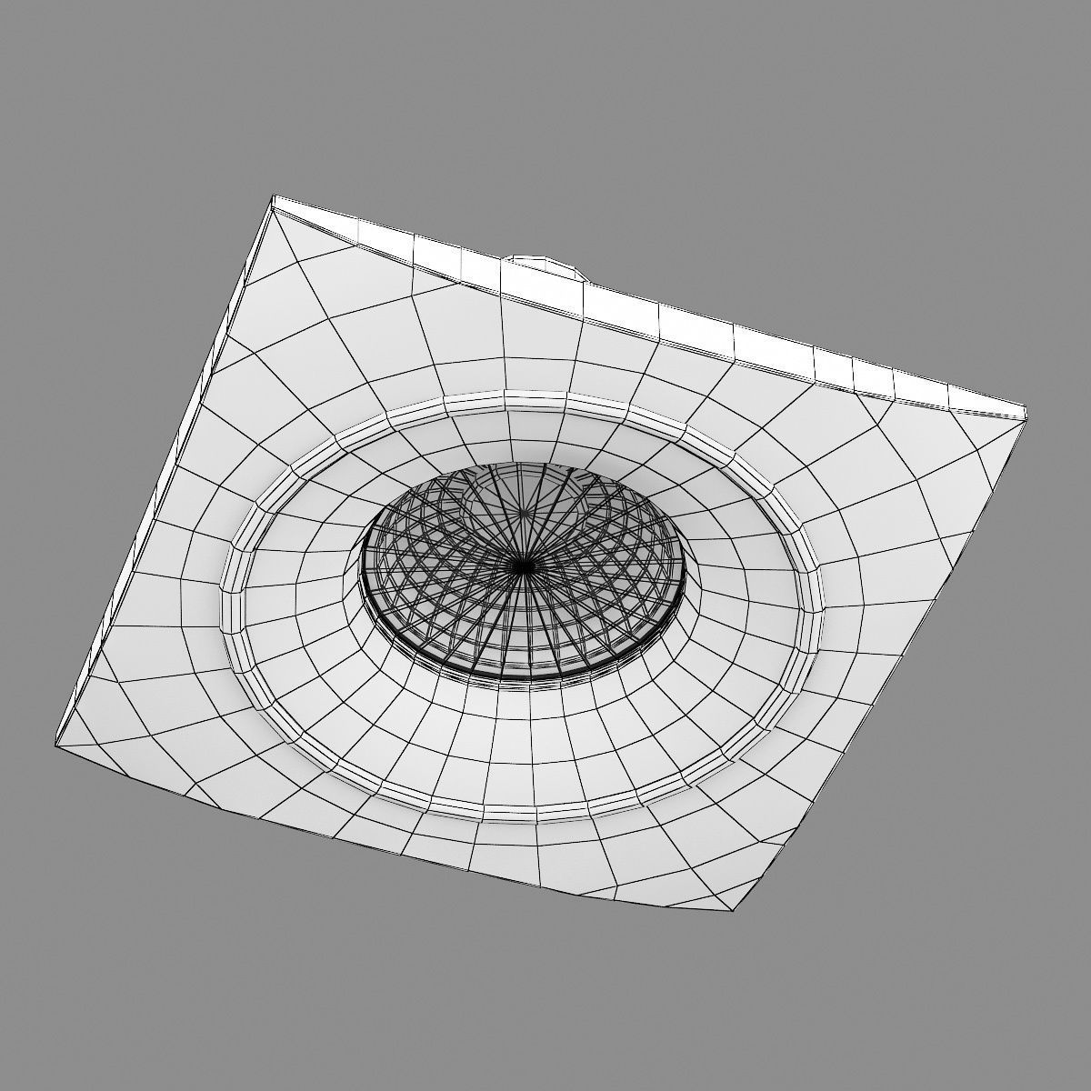 01003x Levigo Lightstar 2pl Spotlight recessed 3D model_7