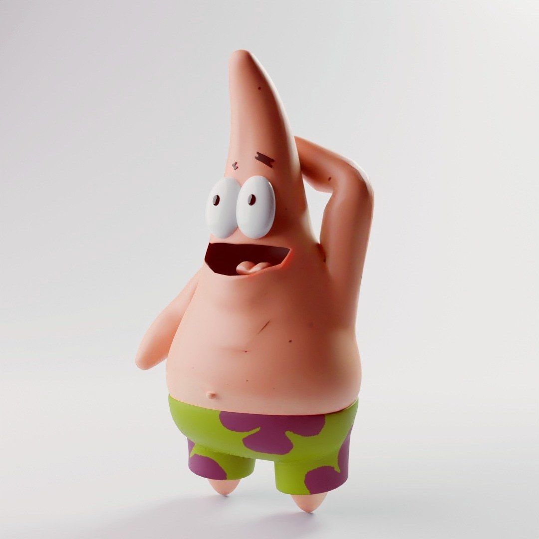 Patrick Star 3D model_2