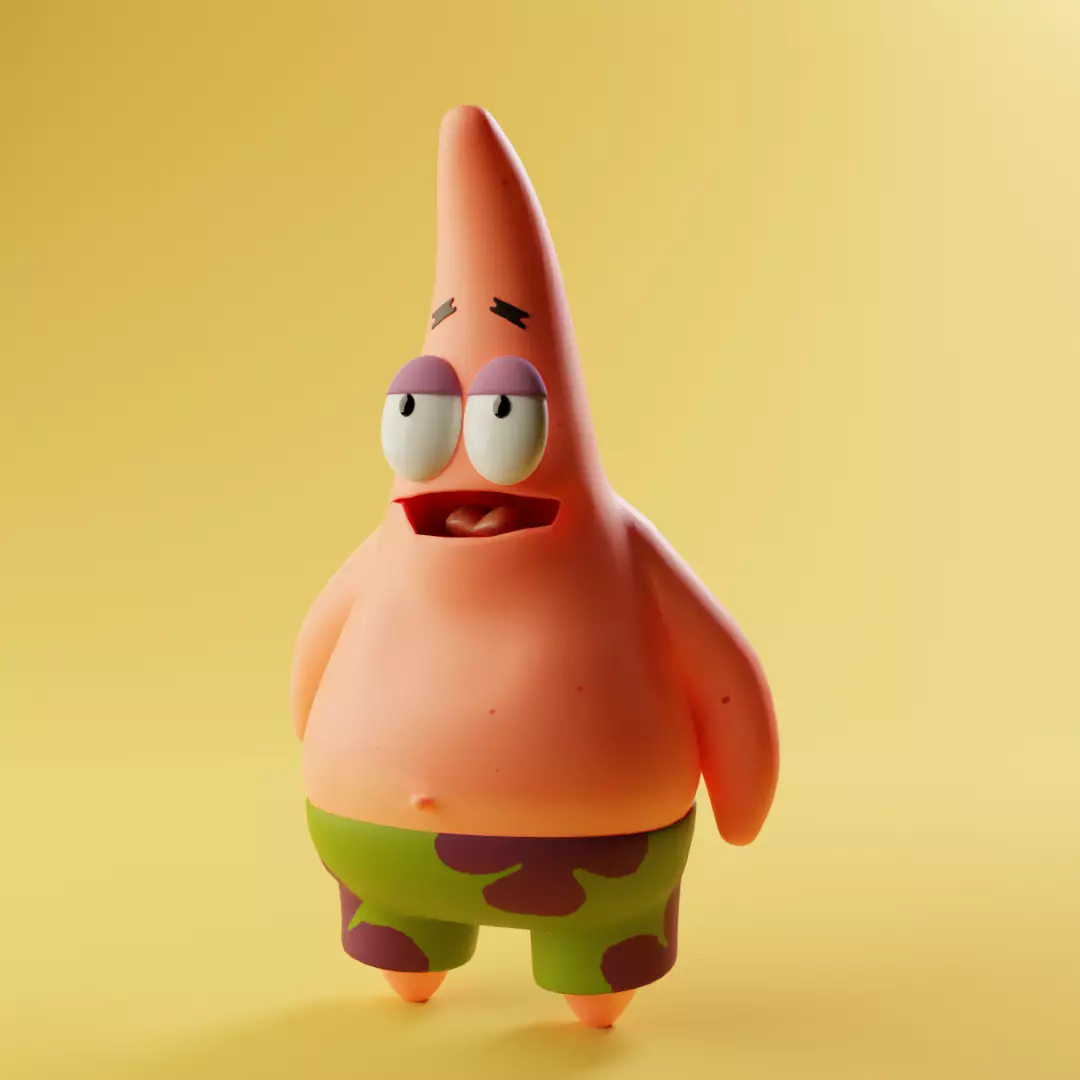 Patrick Star 3D model_0
