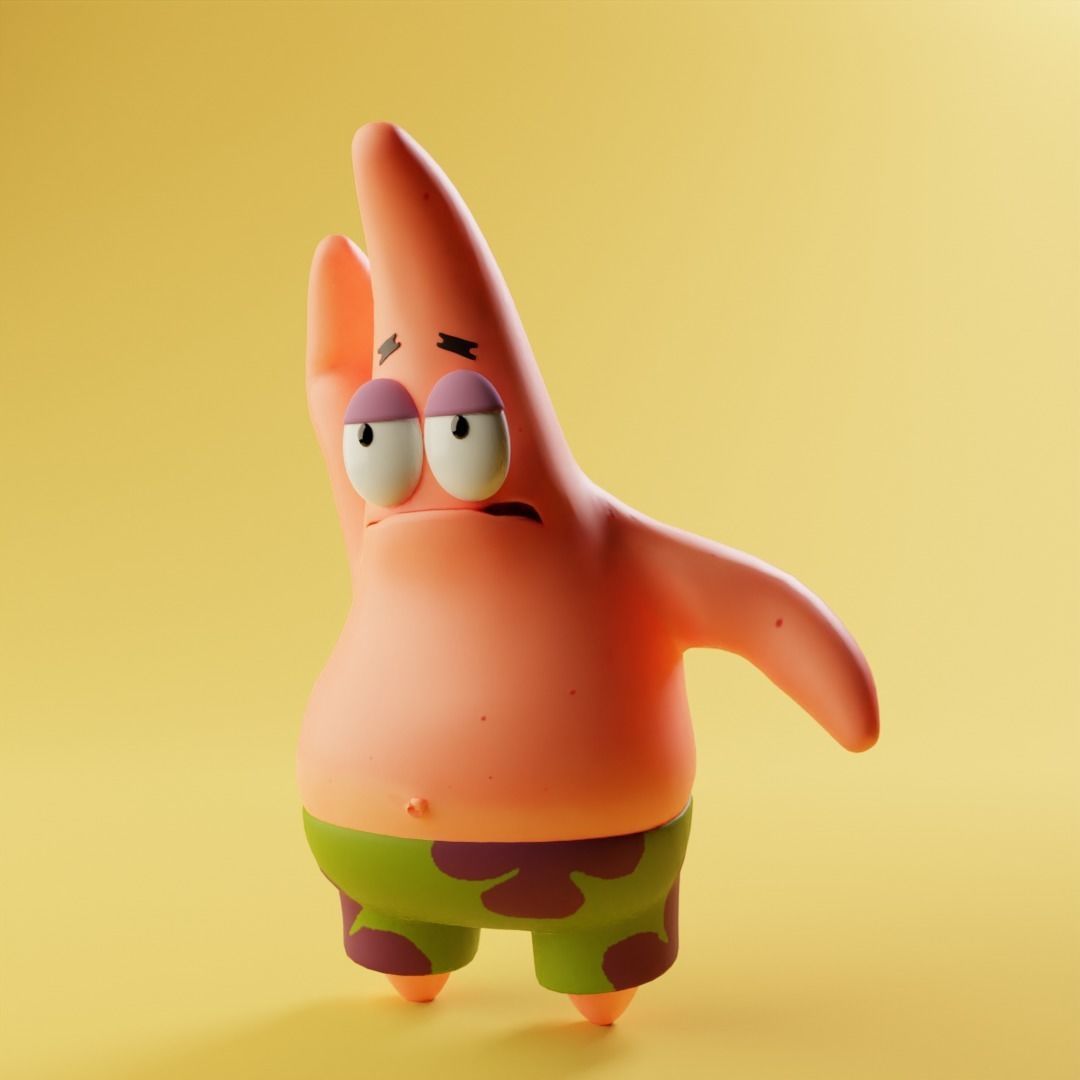 Patrick Star 3D model_1
