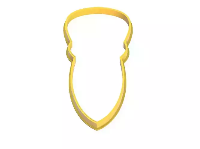 0020  Thick pencil cookie cutter