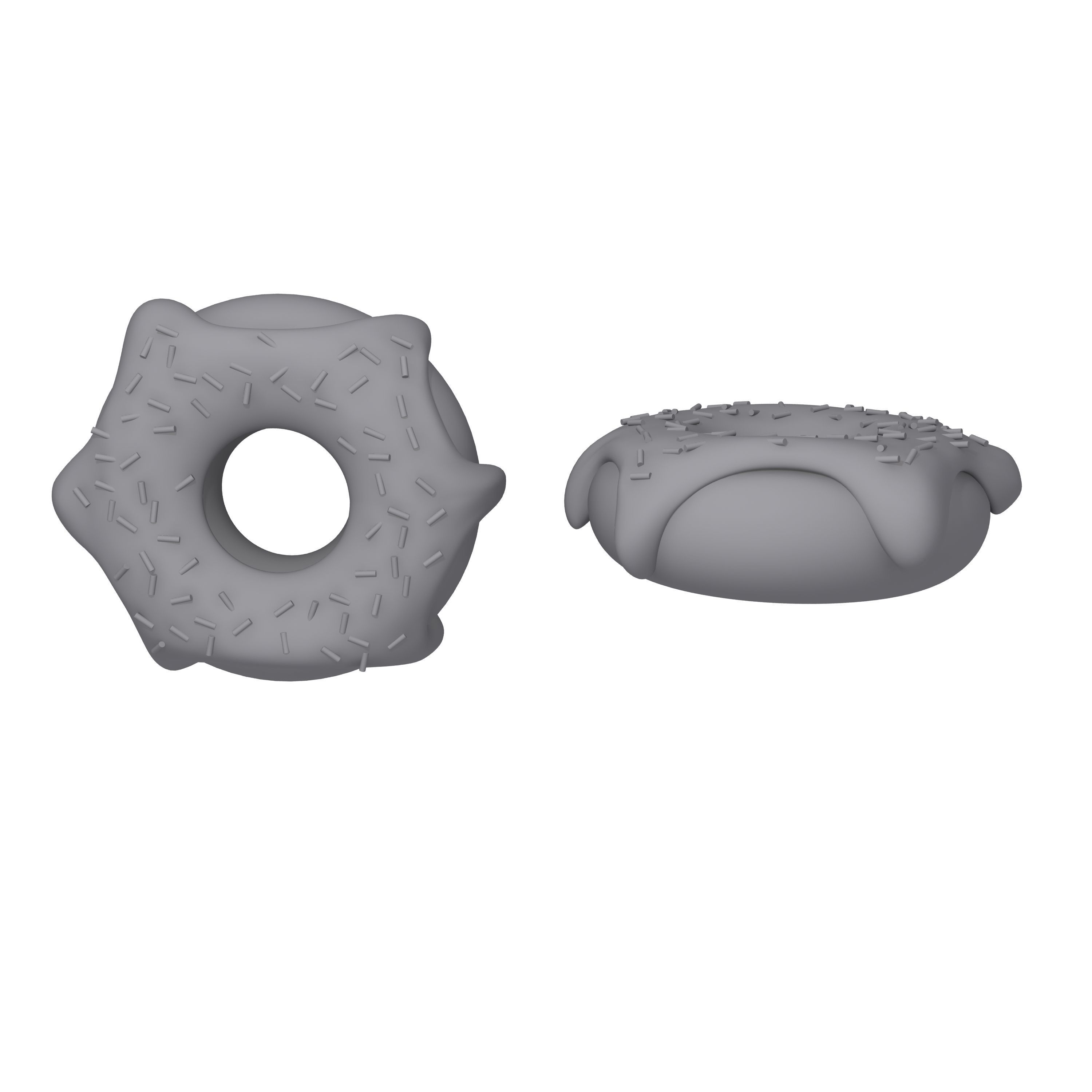 Donut Cartoon 3D model_7