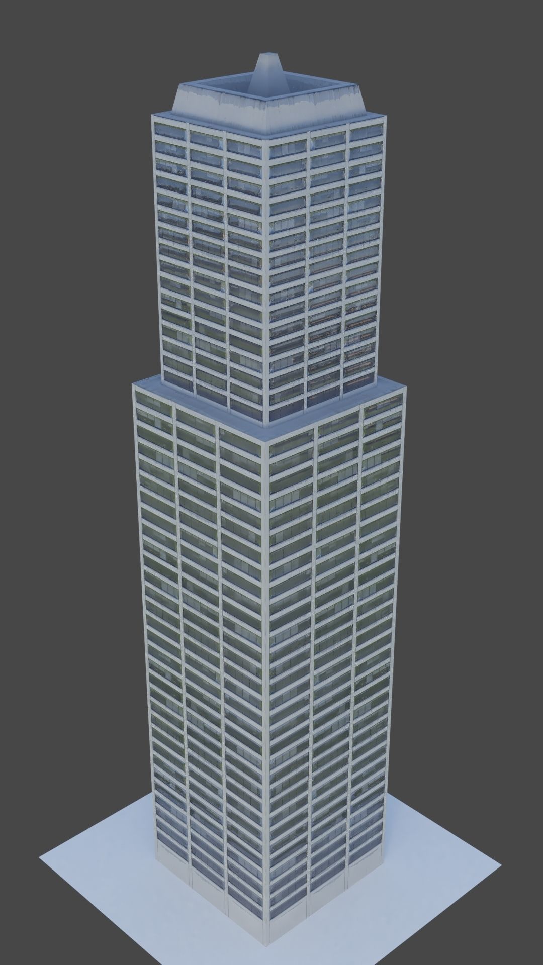 Office Building 2 Low-poly 3D model_11