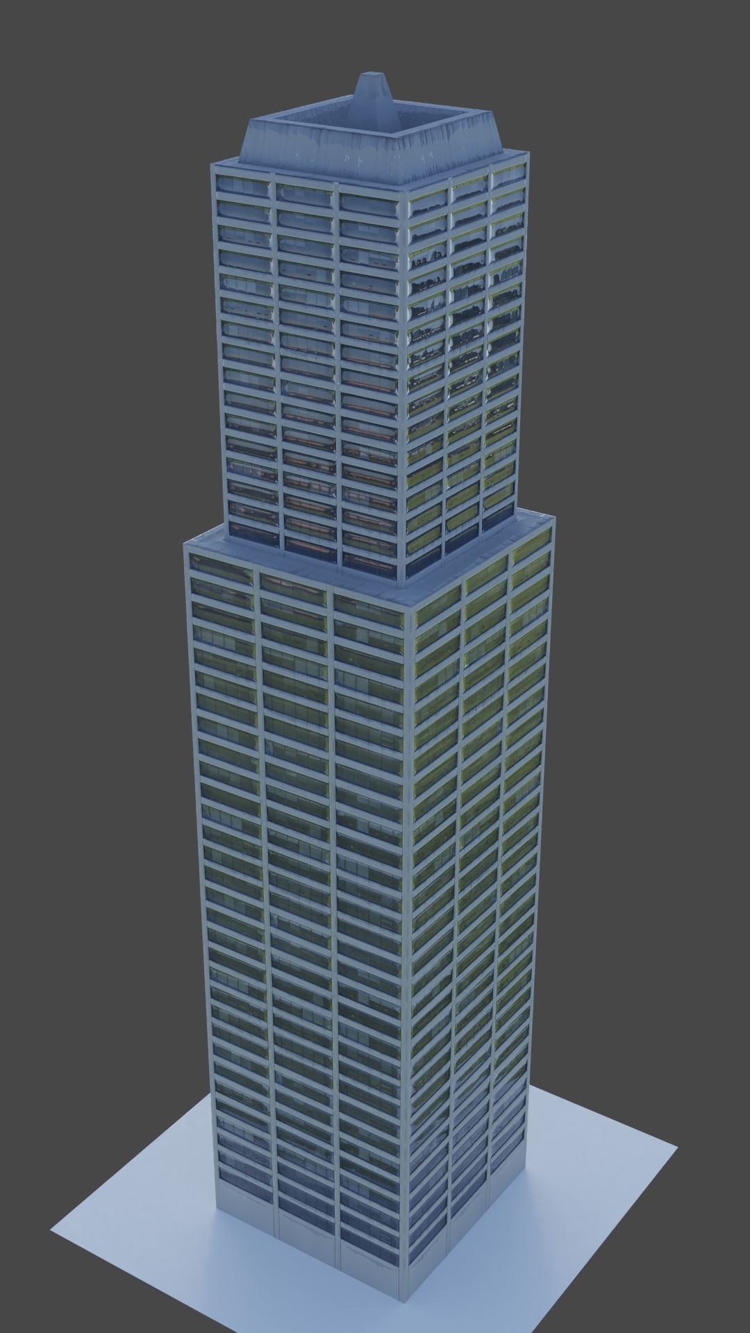Office Building 2 Low-poly 3D model_4