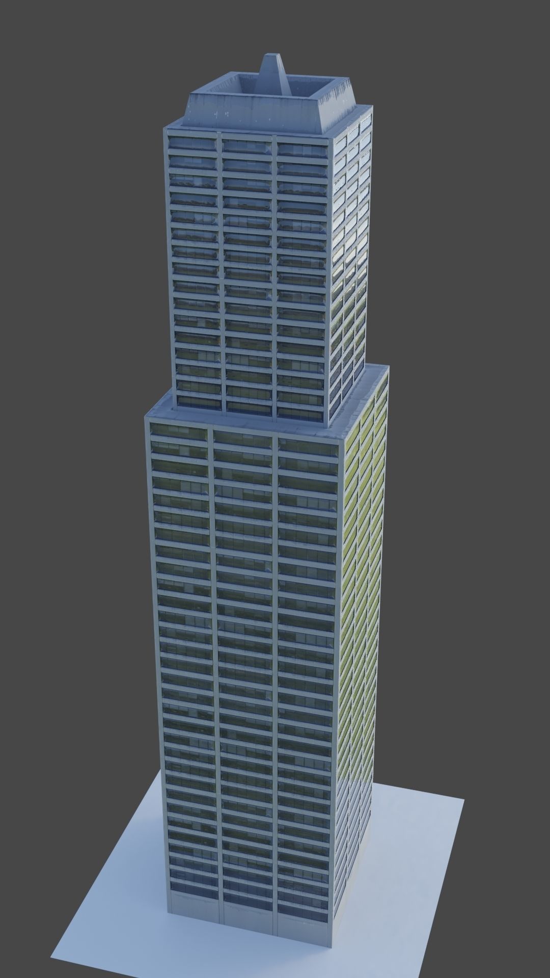 Office Building 2 Low-poly 3D model_1