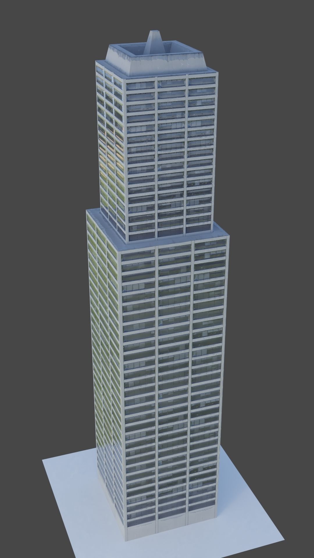 Office Building 2 Low-poly 3D model_10