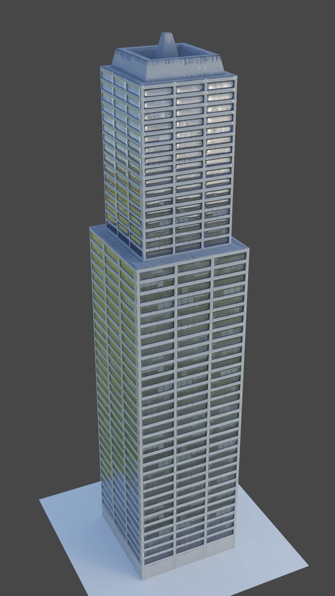 Office Building 2 Low-poly 3D model_14