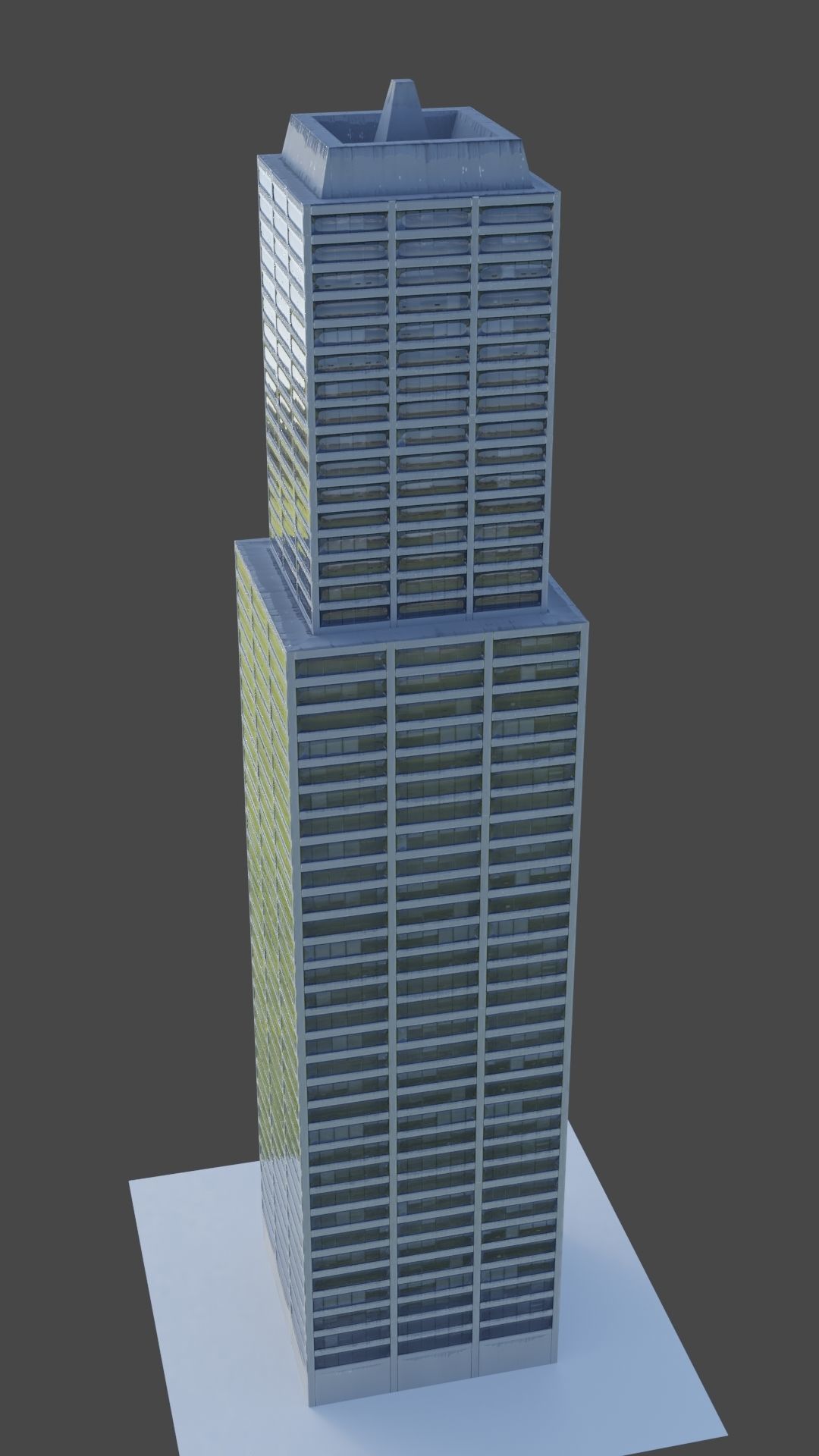 Office Building 2 Low-poly 3D model_6