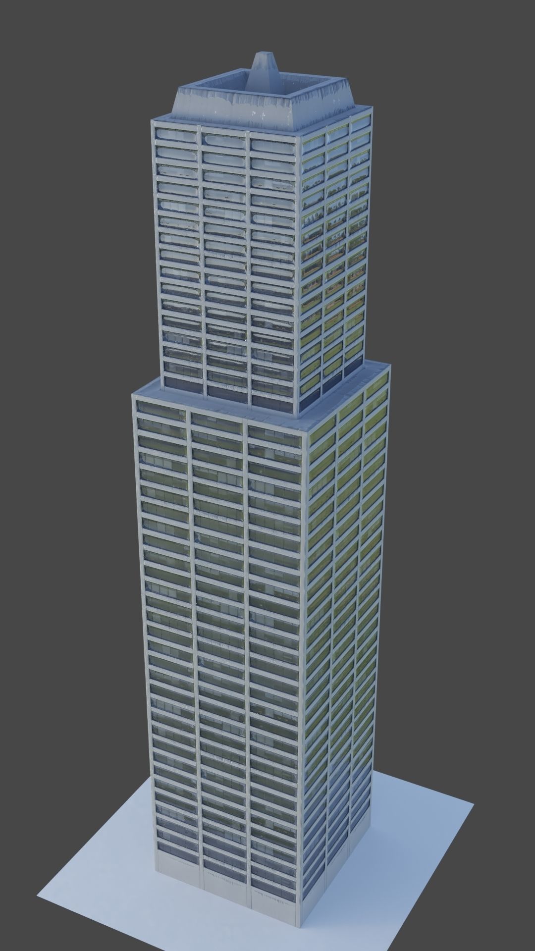 Office Building 2 Low-poly 3D model_8