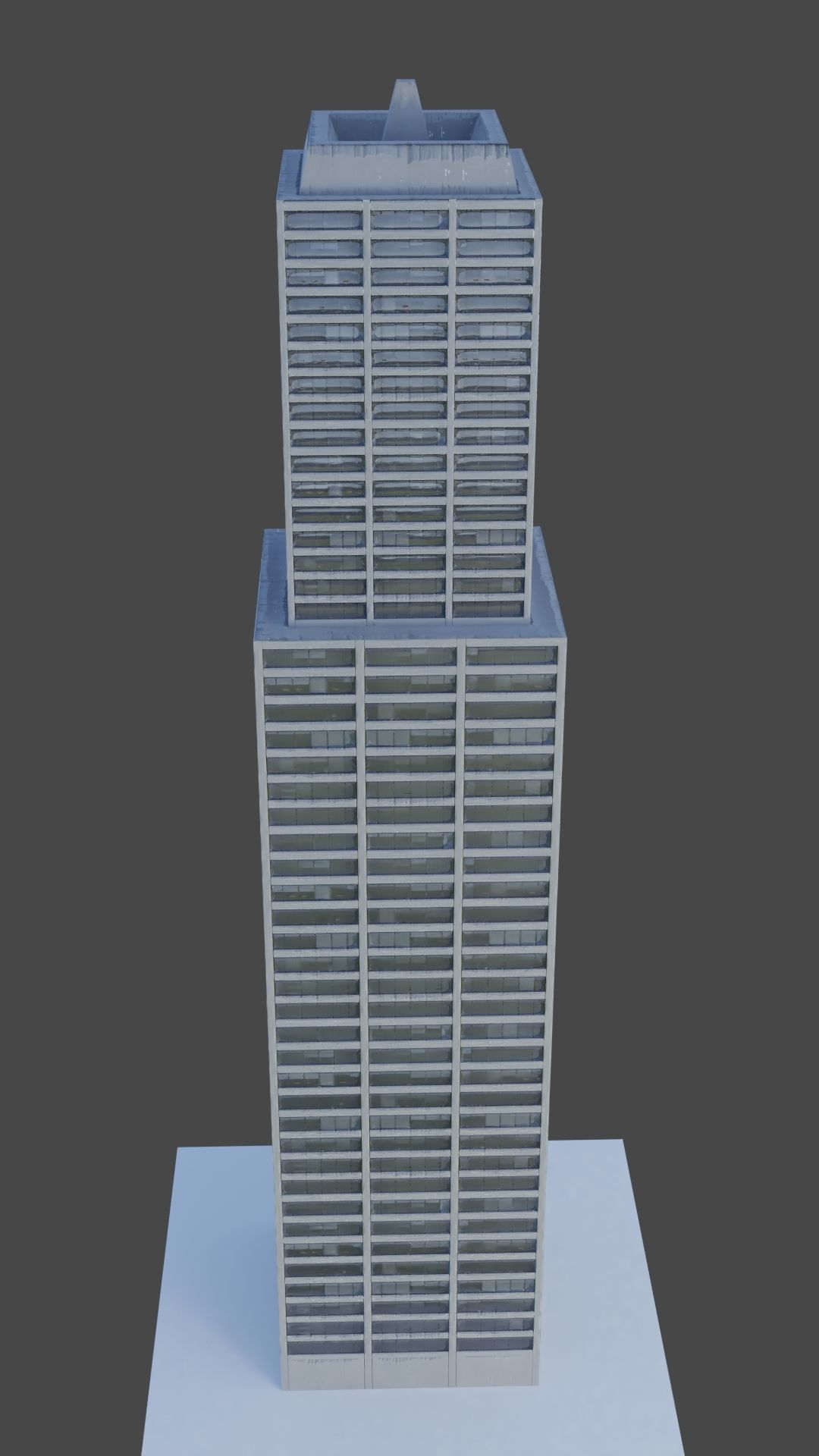 Office Building 2 Low-poly 3D model_13