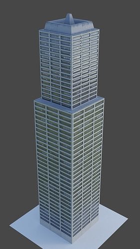 Office Building 2 Low-poly 3D model
