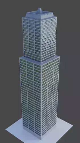Office Building 2 Low-poly 3D model