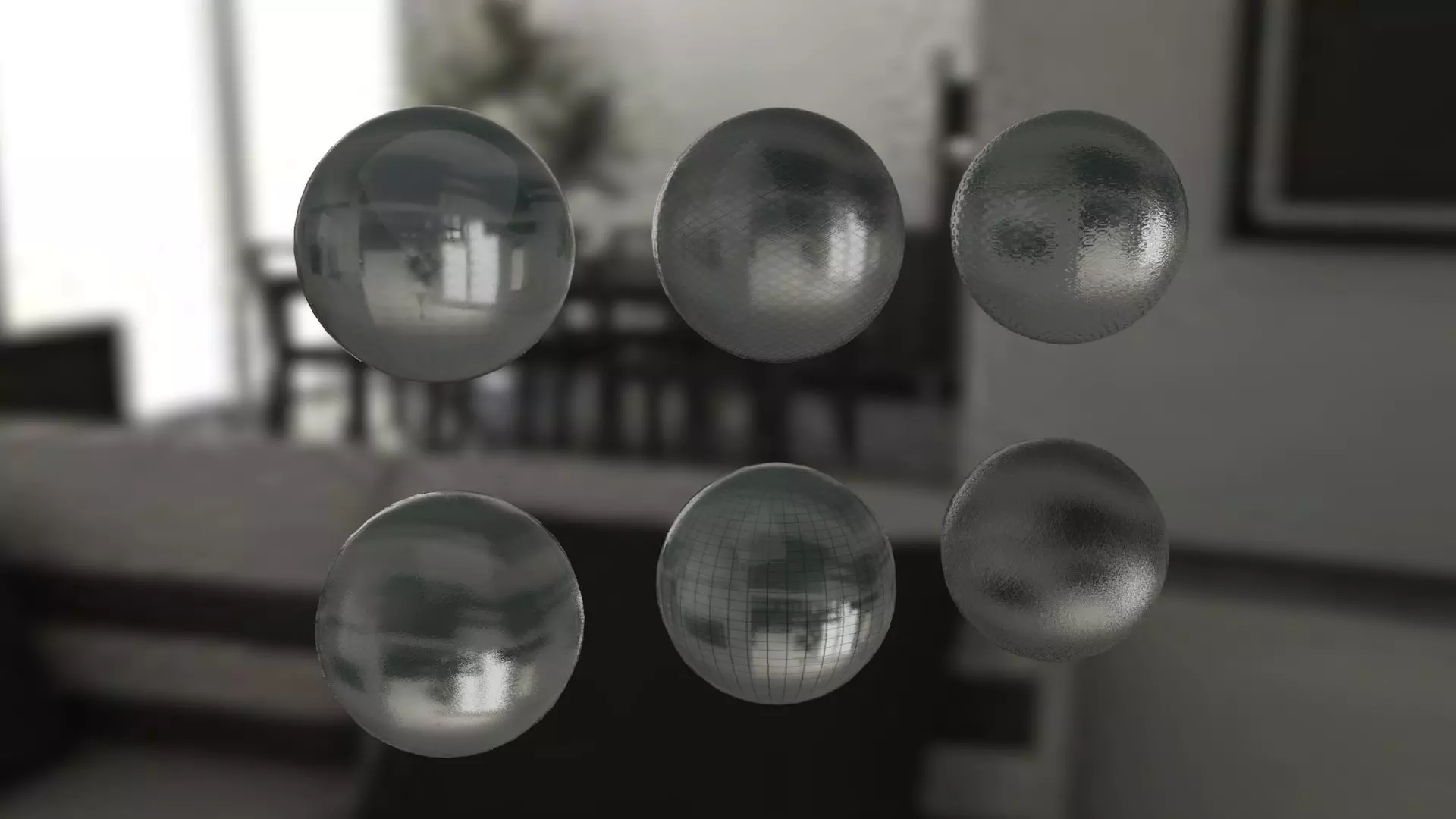 Pack of 6 glass textures for shower stalls Texture_0