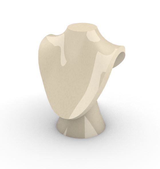 BUST for jewelry 3D print model_4