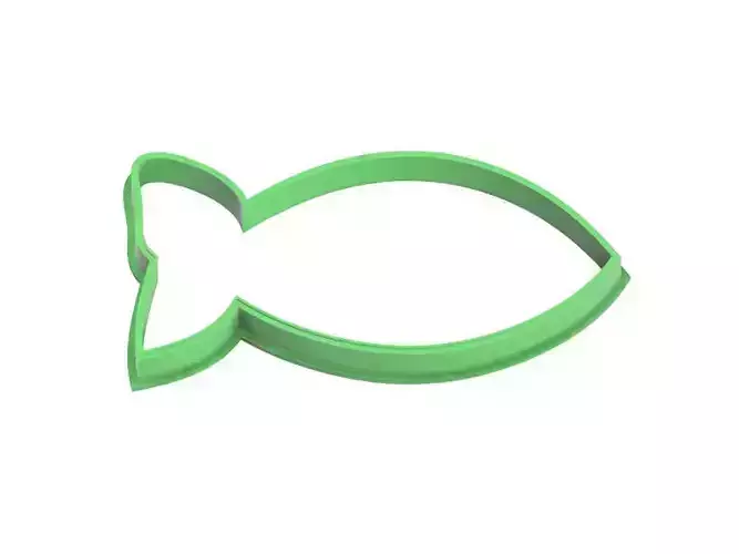 0028 Christian fish cookie cutter