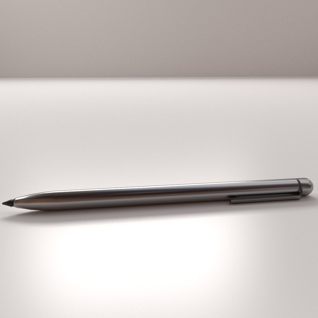 Stylus pen 3D model_1