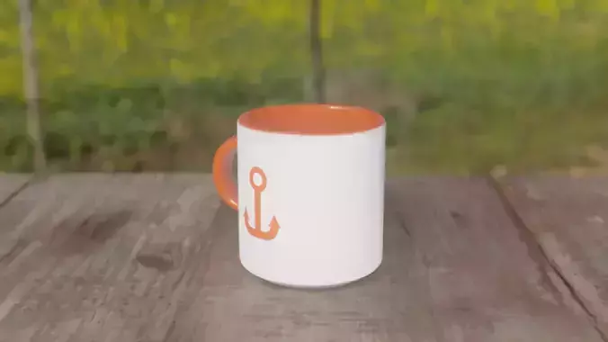 A mug 80 x 80 x 85mm 3D model