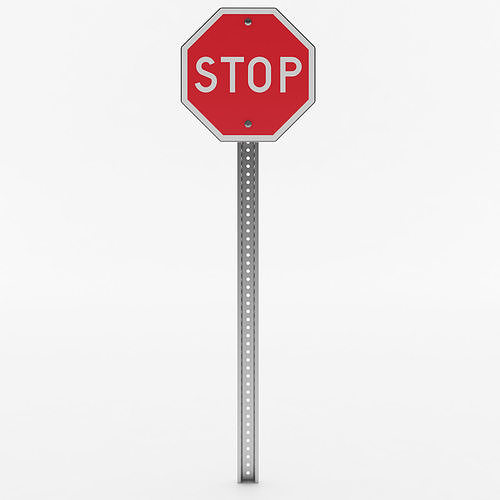 Stop Sign 3D model