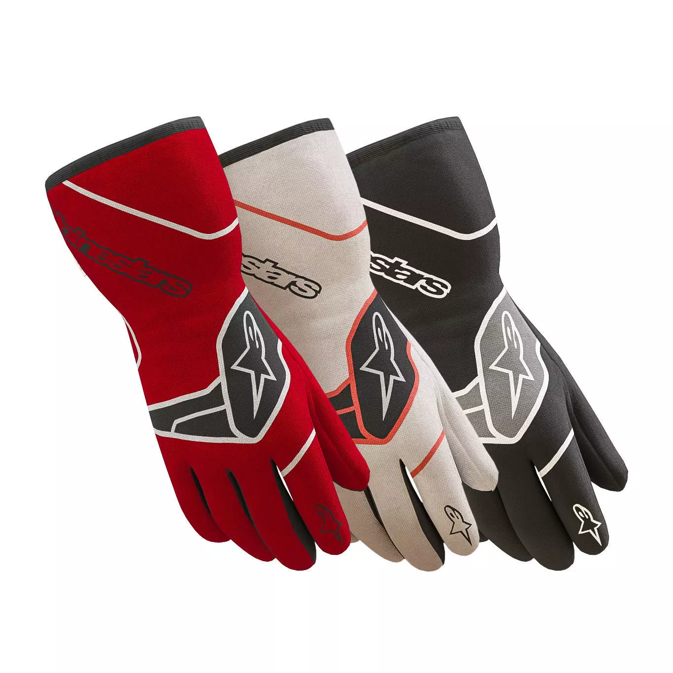 Alpinestars TECH-1 RACE V2 GLOVES 3D model_0