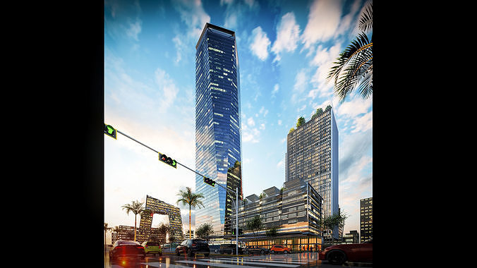 Skyscraper vol 1 3D model