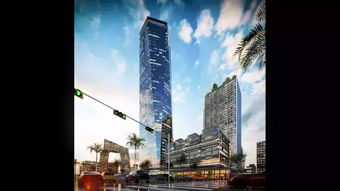 Skyscraper vol 1 3D model
