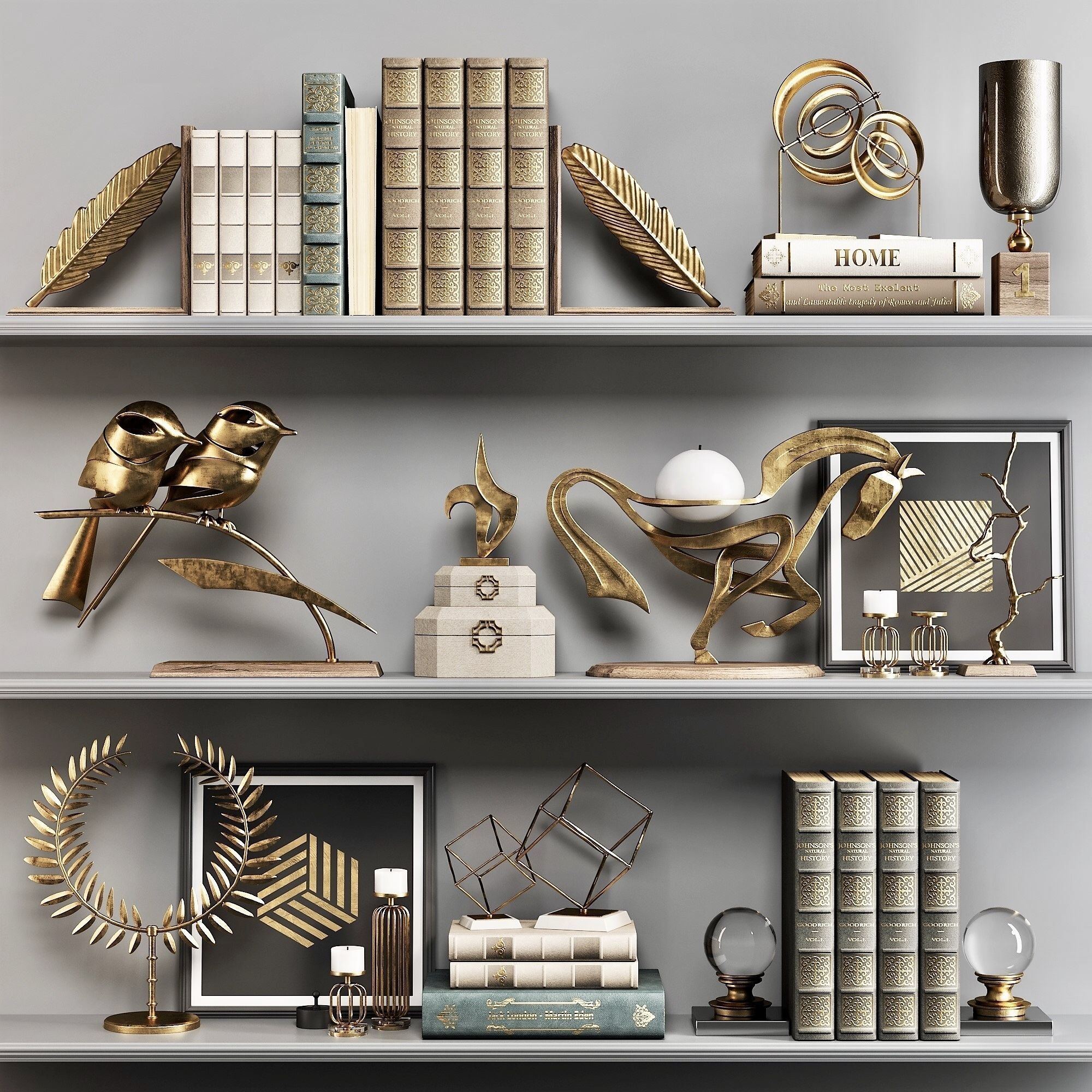 Decorative Set FR05 3D model_0