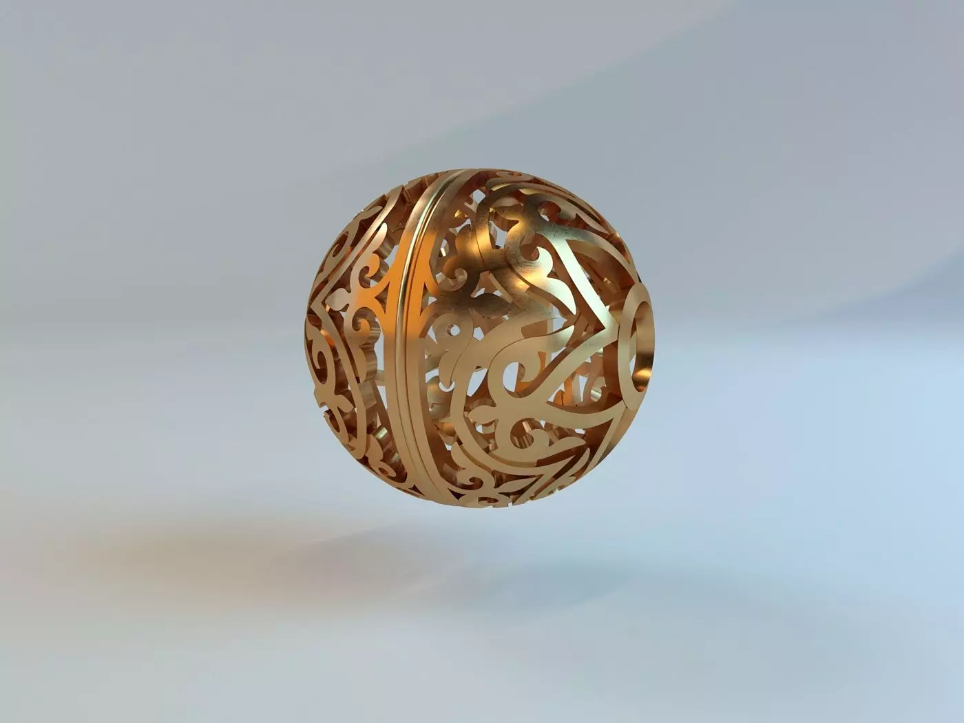 Ornament bead model 3D print model_0