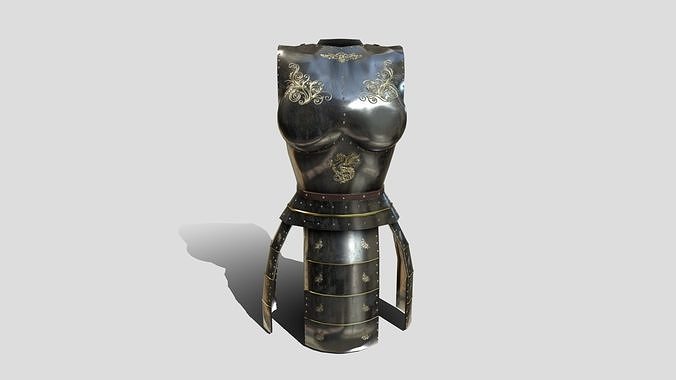 Medieval Fantasy Armour Low-poly 3D model