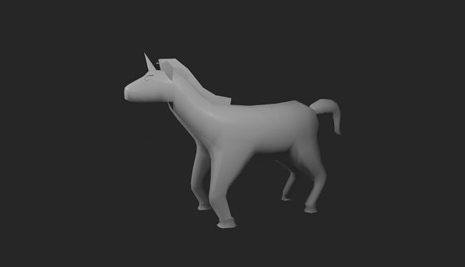 Unicorn - Horse - Unicornio - Cavalo 3D print model