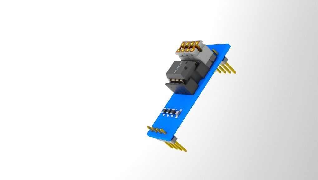 Module PCB Memory ATC24XX for Arduino  3D print model_1