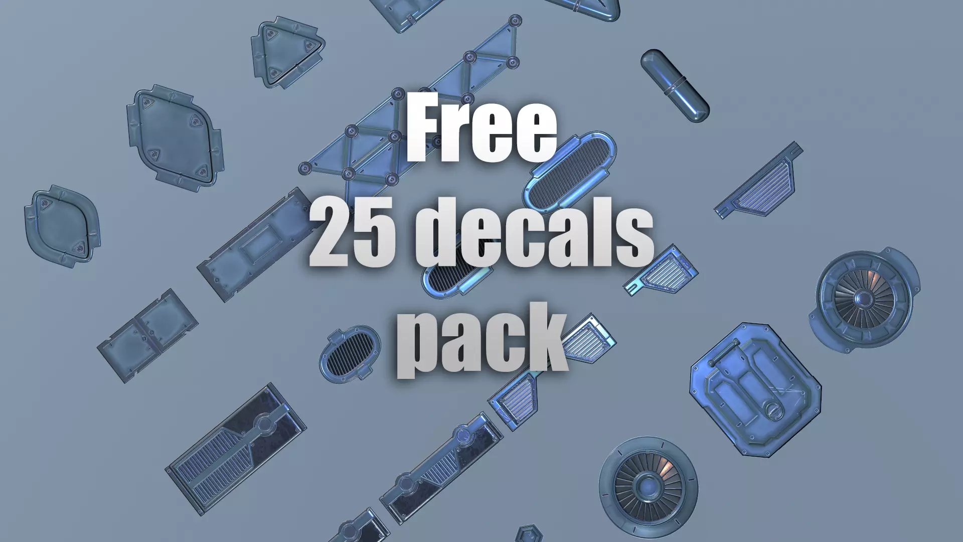 Free Sci-fi decals pack Texture_0