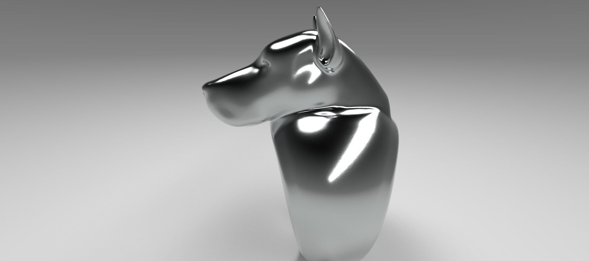 Ring dog printable 3d model 3D print model_4